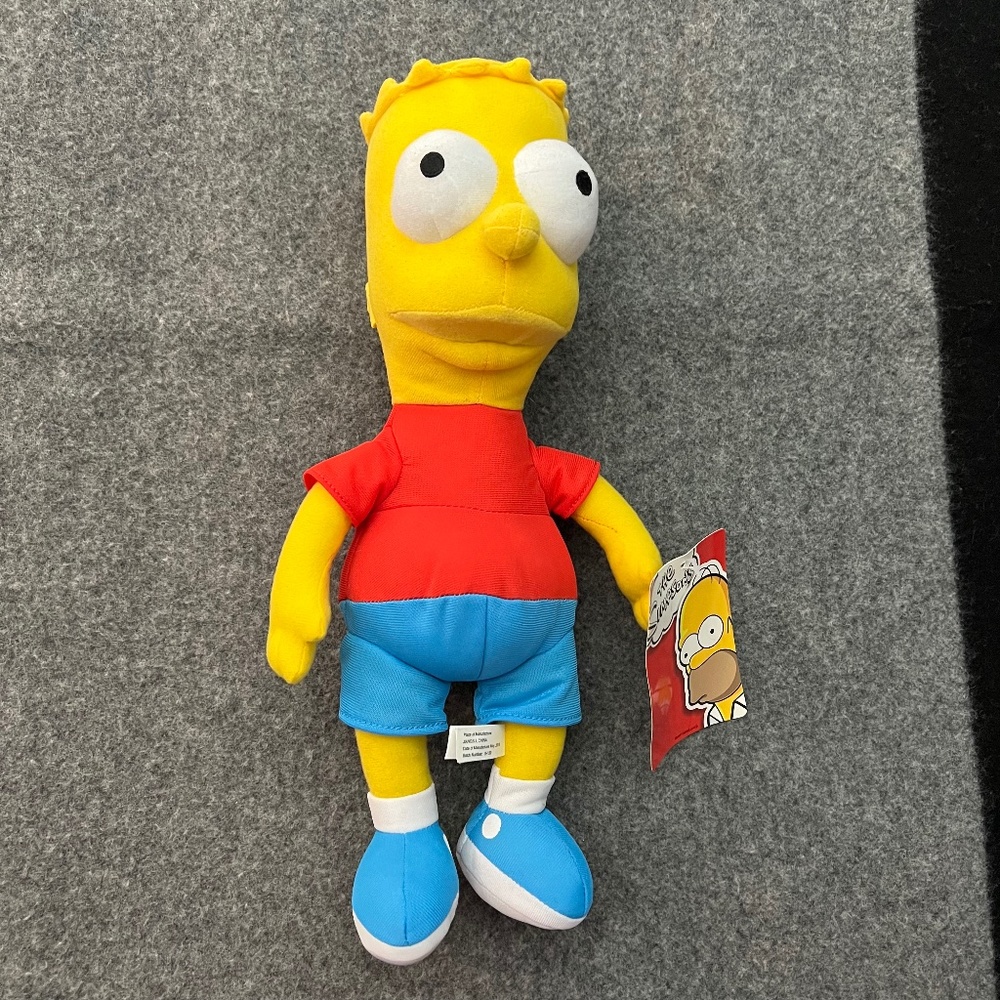 BART SIMPSON 2015 Toy Factory Plush Doll The Simpsons